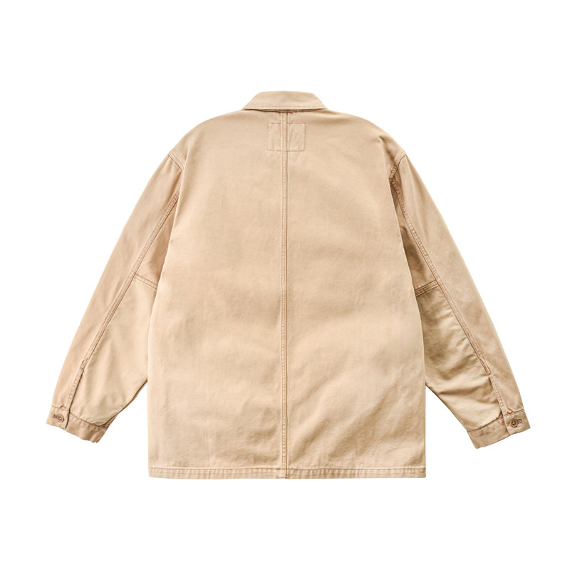 Washed Canvas Work Jacket